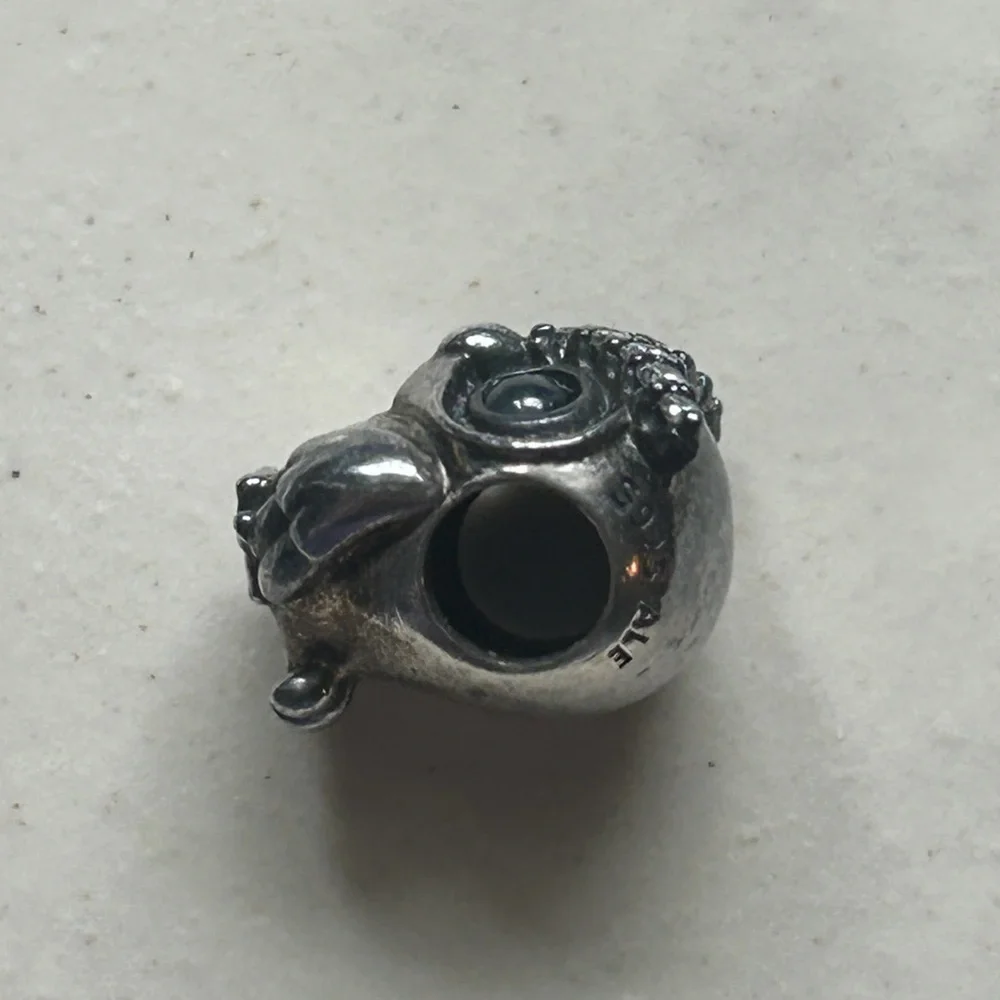 Authentic Sparkling Owl Pandora Silver Charm 798397NBCB - Picture 5 of 6